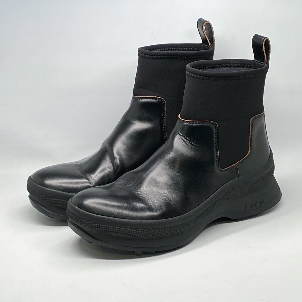 Jil Sander Men’s Leather Ankle Boots size 43/us size 10
